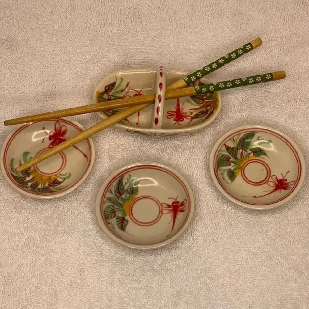 Sushi/Sauce ceramic set from World Market-EUC